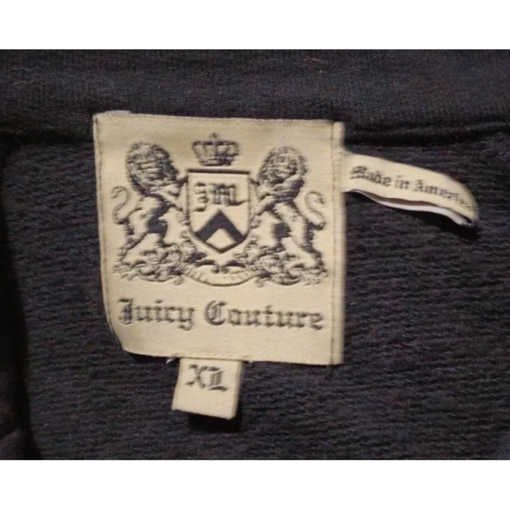 Y2K 2000s Juicy Couture Embroided Full Zip Jacket Mens / Unisex XL‎ VTG